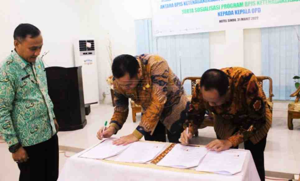 Pemkab Benteng Teken MoU dengan BPJS Ketenagakerjaan, Spesial untuk Pegawai Non ASN