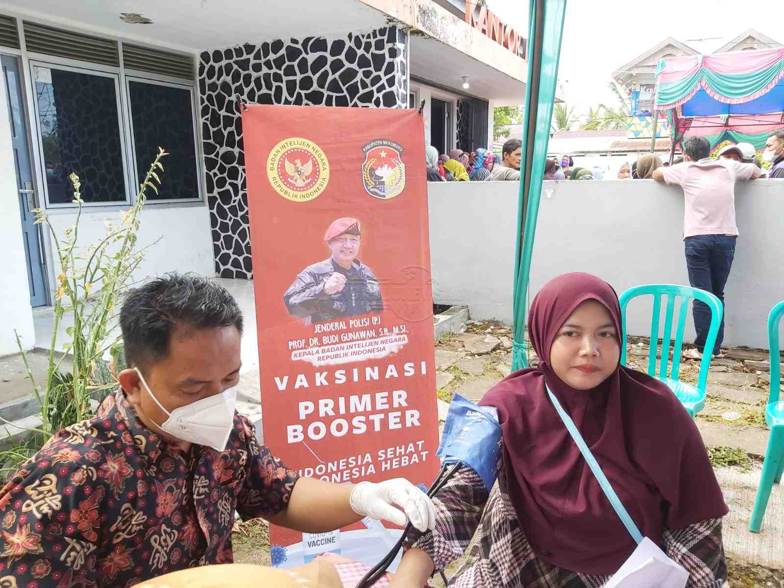 BIN Daerah Bengkulu Buka Layanan Vaksinasi di Kantor Pos Saat Penyaluran BLT