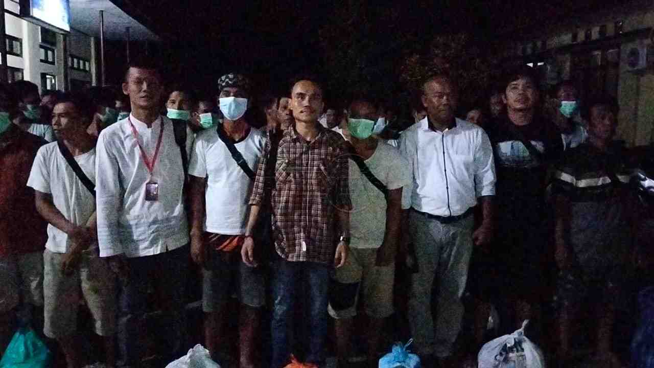 Pembebasan 40 petani Malin Deman oleh Polres Mukomuko