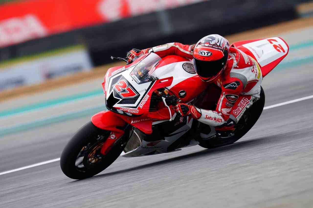 Andi Gilang, pembalap Astra Honda Racing Team (AHRT) berlaga di ARRC 2022. Foto: AHM