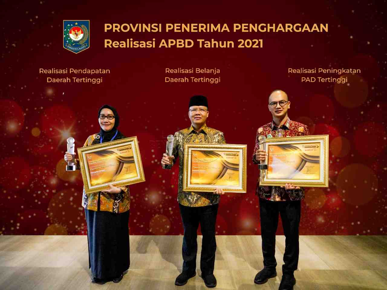 Bengkulu Raih Tiga Penghargaan dari Mendagri. Foto, MC