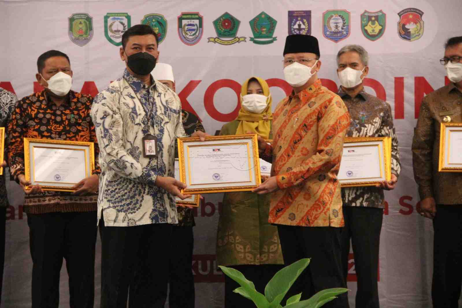 Pemprov Bengkulu Raih Apresiasi KPK RI