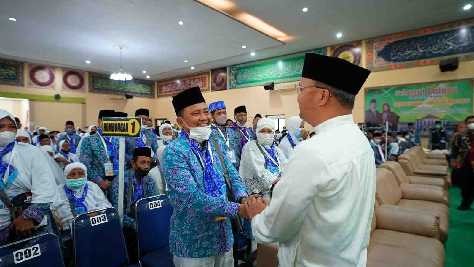 Jemaah haji Bengkulu diberangkatkan. Foto, MC