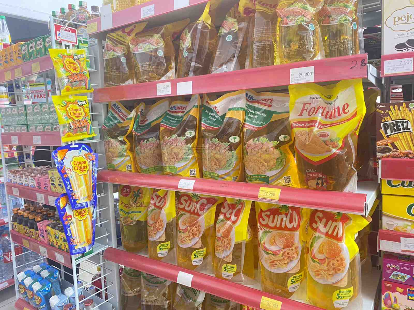 Update Harga Minyak Goreng di Ritel Modern