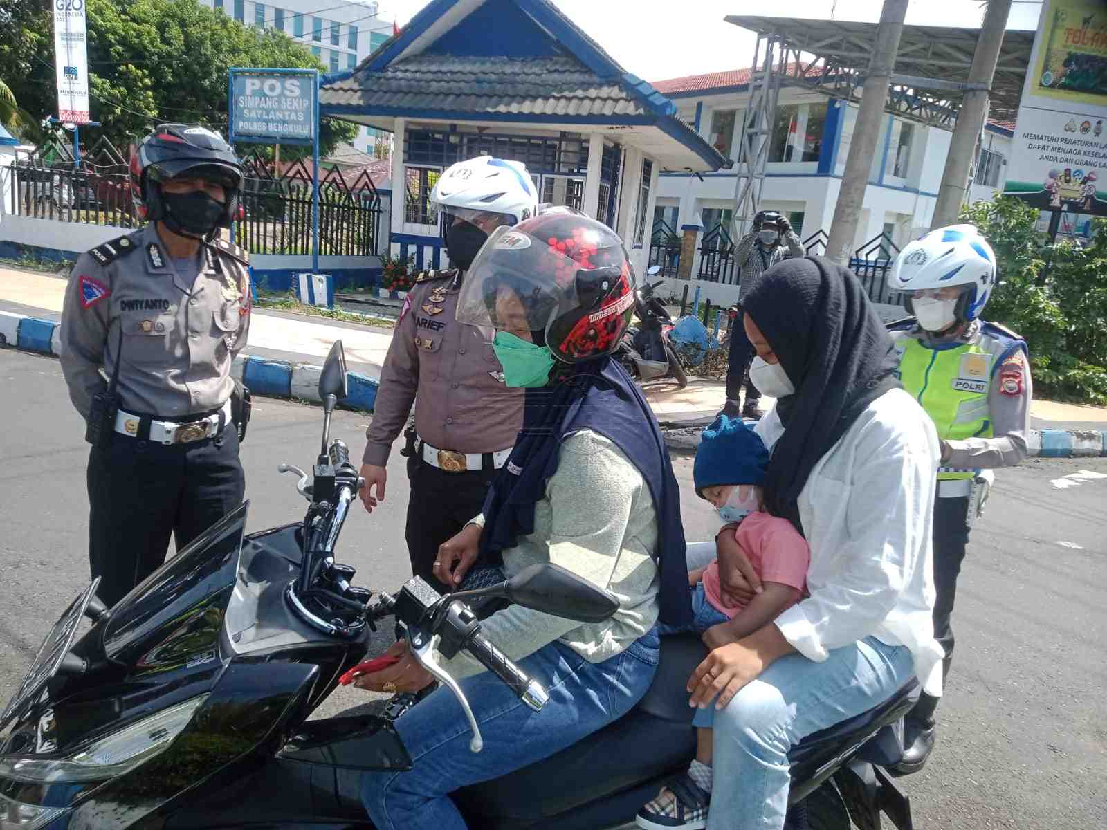Operasi Patuh 2022 di Kota Bengkulu, Pengendara Melanggar Tak Ditilang