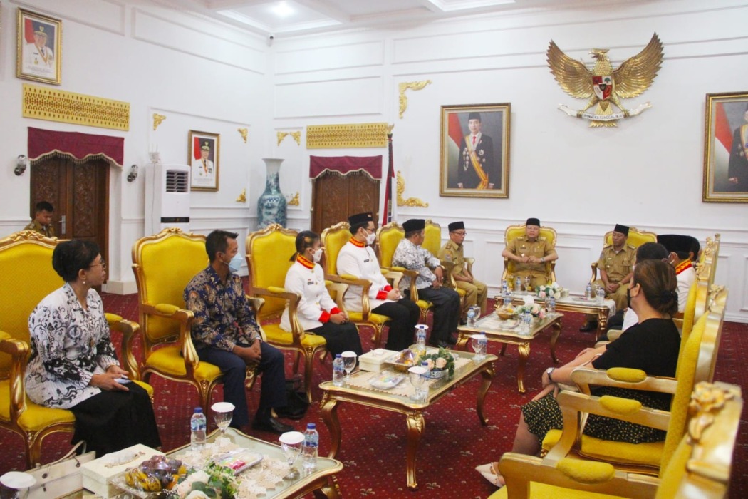 Gubernur Lepas GBN Bengkulu 2022 ke Jawa Barat