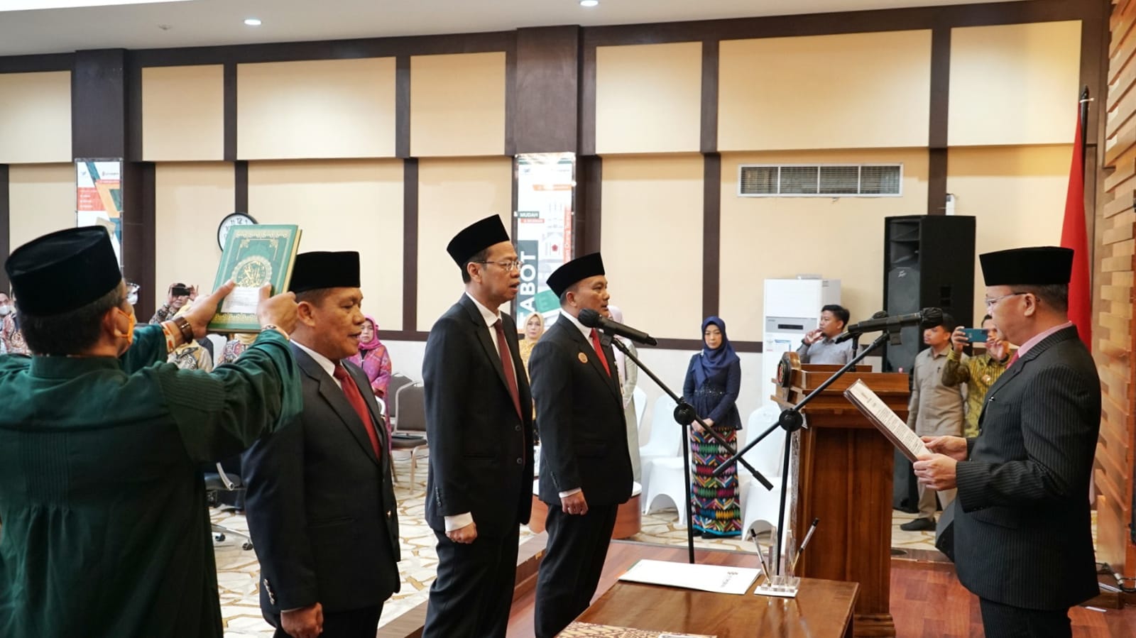 Pelantikan Direksi baru Bank Bengkulu. Foto, MC