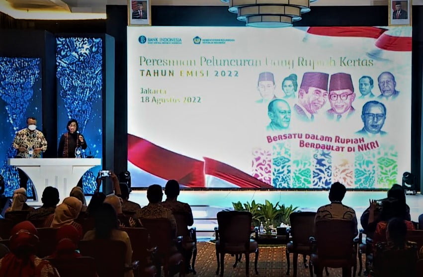 Uang Kertas Rupiah Baru Resmi Diluncurkan