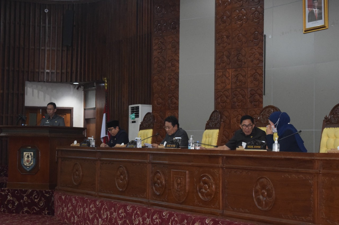 DPRD Provinsi Bengkulu Gelar Paripurna Laporan Banggar Atas RAPBD-P