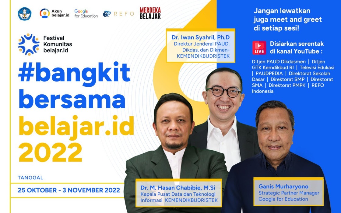 Kemendikbudristek RI Bekerja Sama dengan REFO Menggelar Festival Komunitas belajar.id