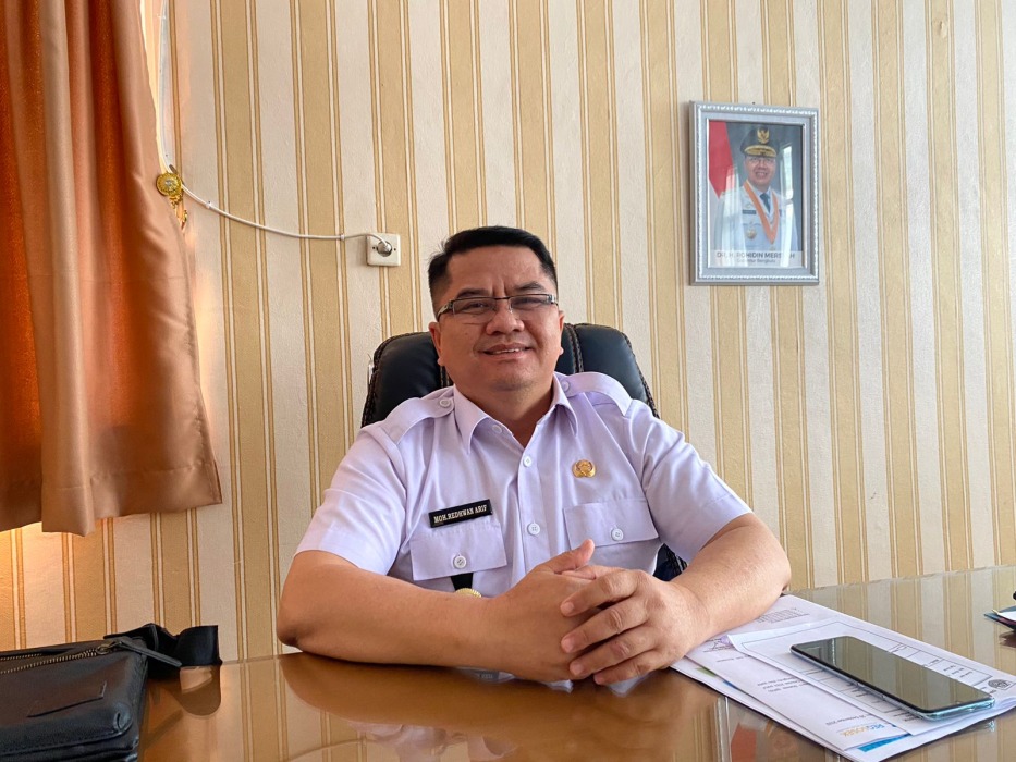 Kepala Dinas Komunikasi Informatika dan Statistik Provinsi Bengkulu, Moh. Redhwan Arif, S.Sos.,MPH. Foto, Cindy/BN