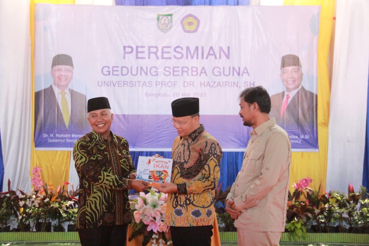 Gubernur Hadiri Peresmian Penyerahan Hibah Gedung Serba Guna Unihaz