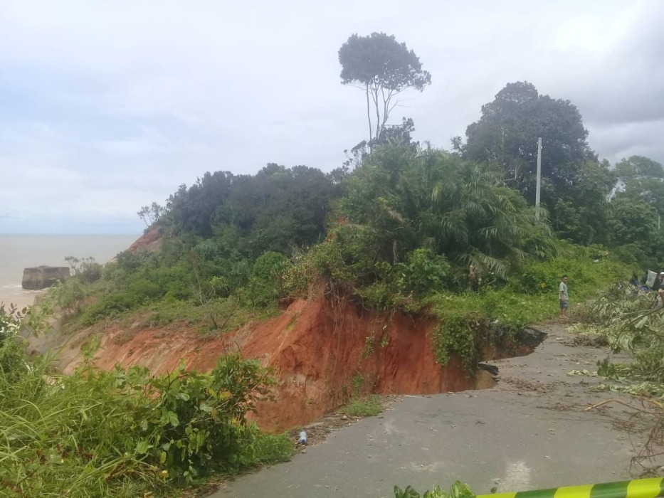 Jalinbar Sumatera di Desa Selolong Bengkulu Utara Amblas