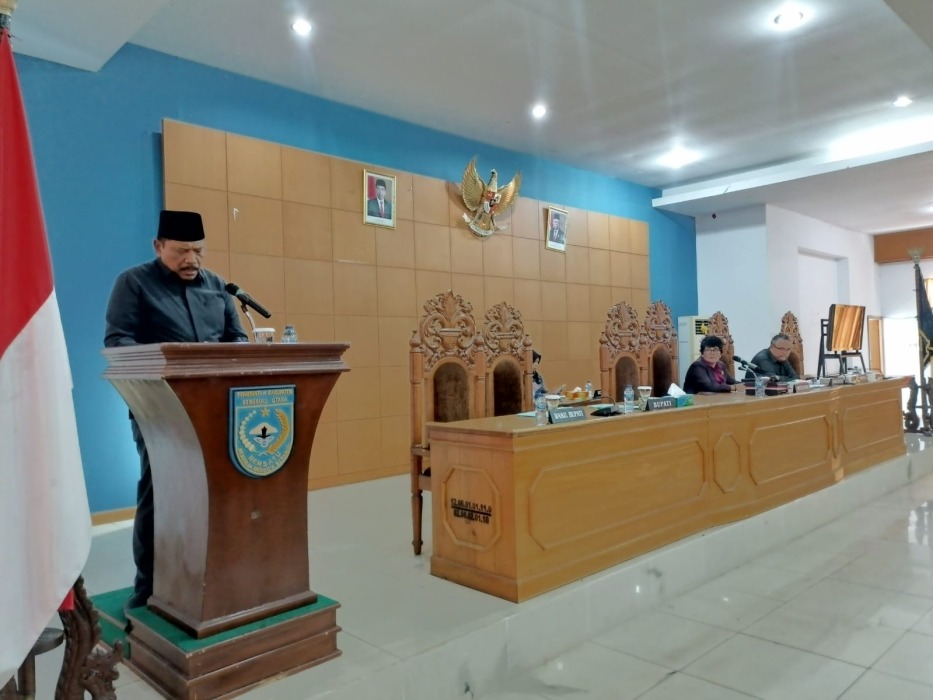 Paripurna Nota Pengantar Bupati Bengkulu Utara terkait Raperda APBD 2023