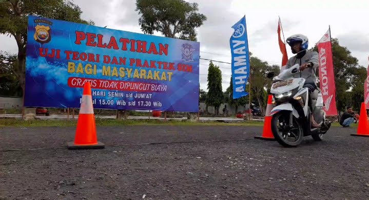 Jangan Ketinggalan, Ada Pelatihan Uji Teori dan Praktek SIM Gratis, Disini Lokasinya