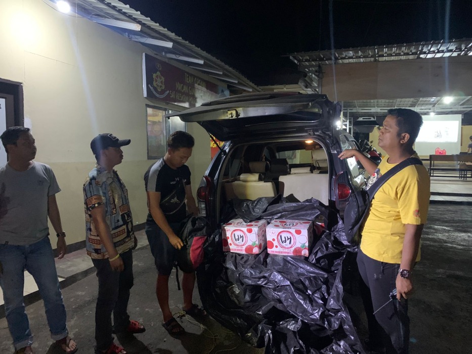 Barang bukti yang diamankan polisi. Polres Benteng