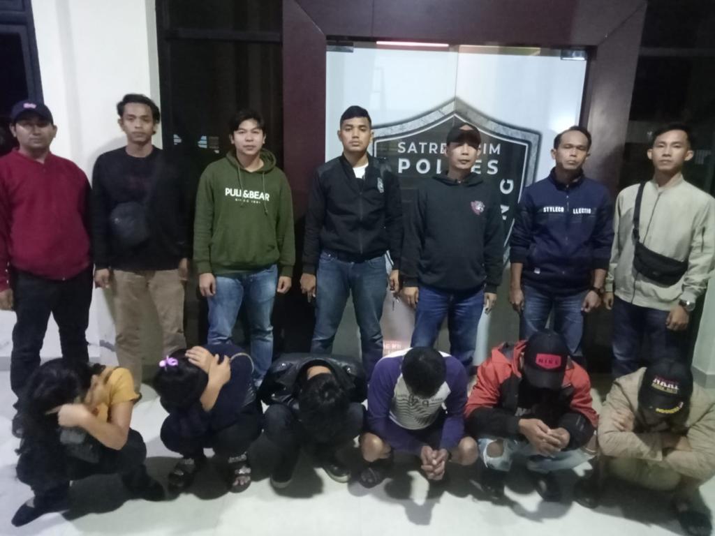 Tsk yang ditangkap dalam Ops Pekat Nala II. Humas Polda Bengkulu
