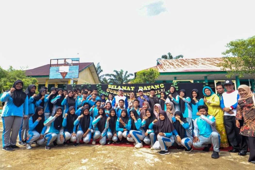 Gubernur Buka Simulasi Aman Bencana Bagi Siswa SMA di Mukomuko. MC
