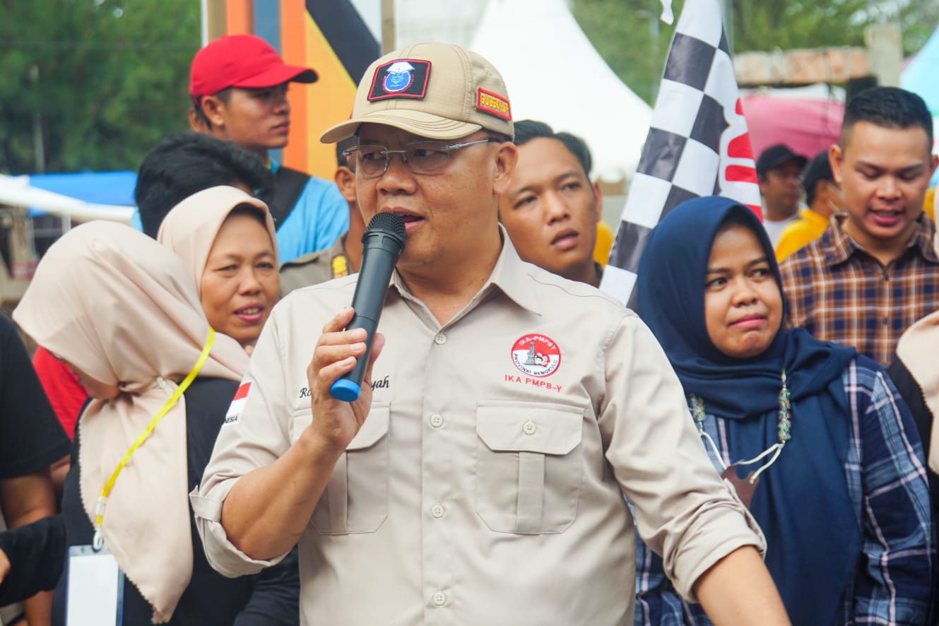 Penutupan Bazar dan Pasar Rakya HUT Bengkulu ke 54, Sport Center, Sabtu (3/12/2022). MC