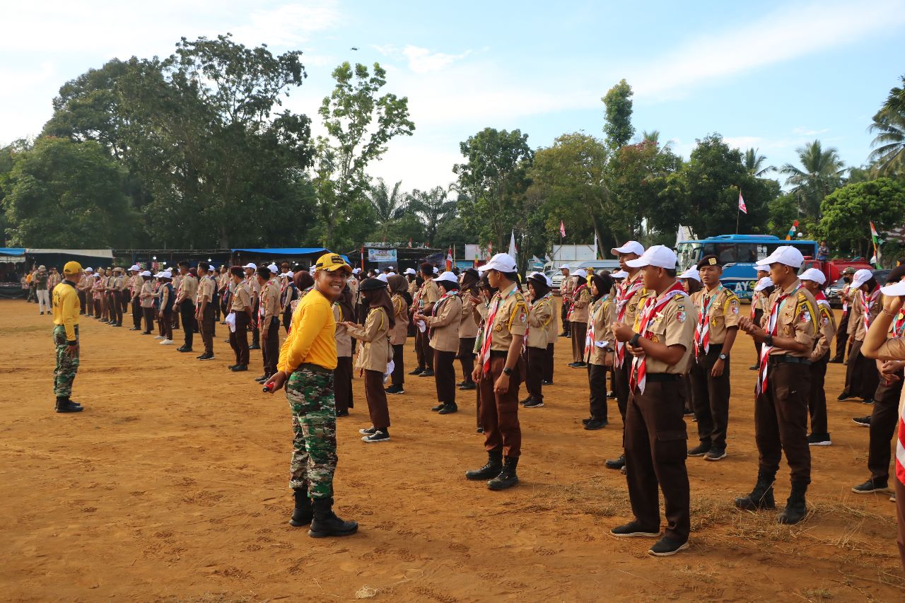 Kemah Bela Negara di Bengkulu. Humas Pusinfo Benteng (Eka Yulianti)