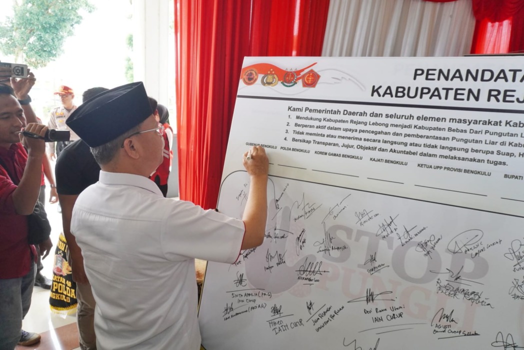 Pencanangan Kabupaten Rejang Lebong Bebas Pungli