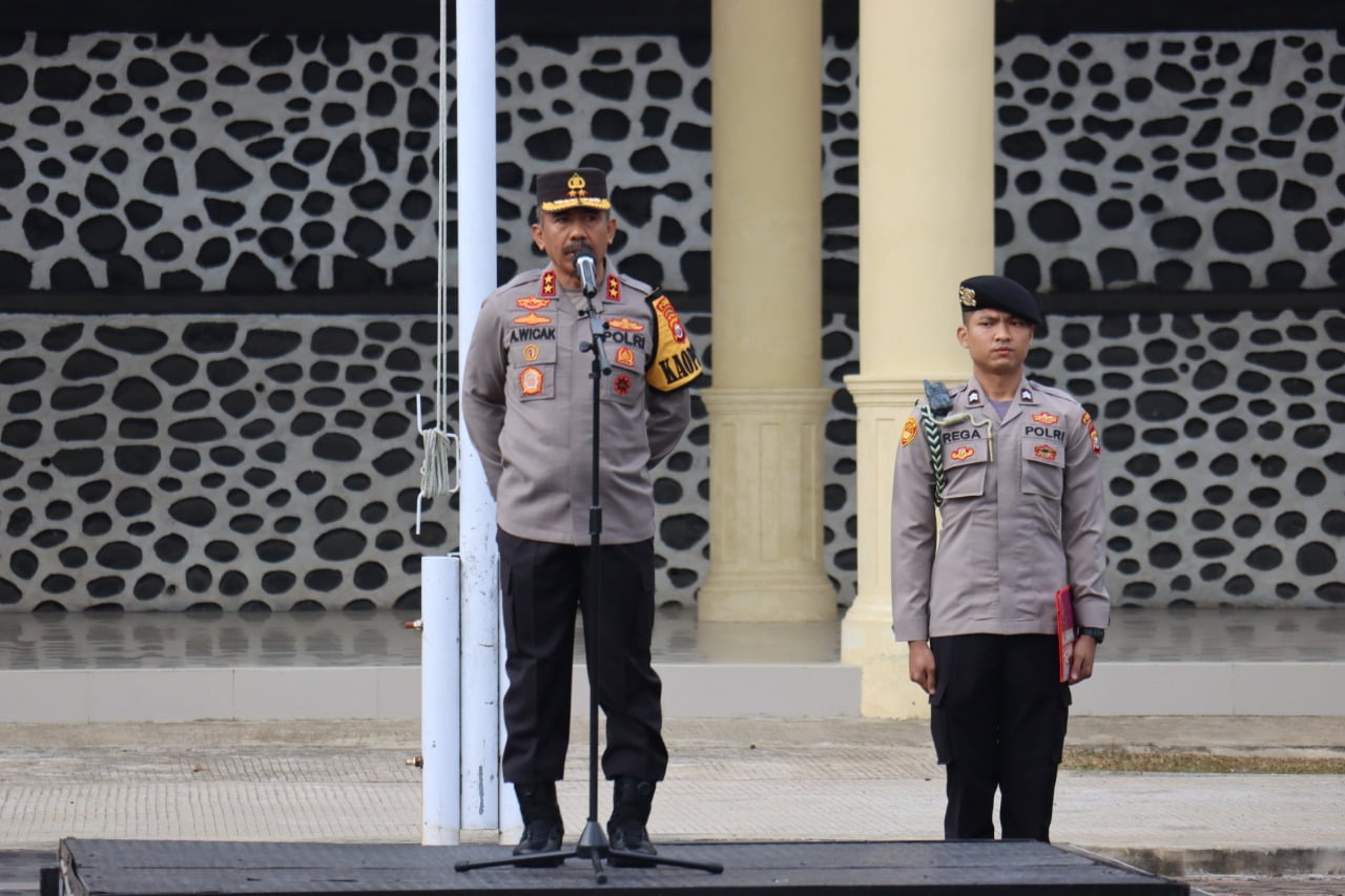 Purna Tugas, Polda Bengkulu Agung Wicaksono Pamit