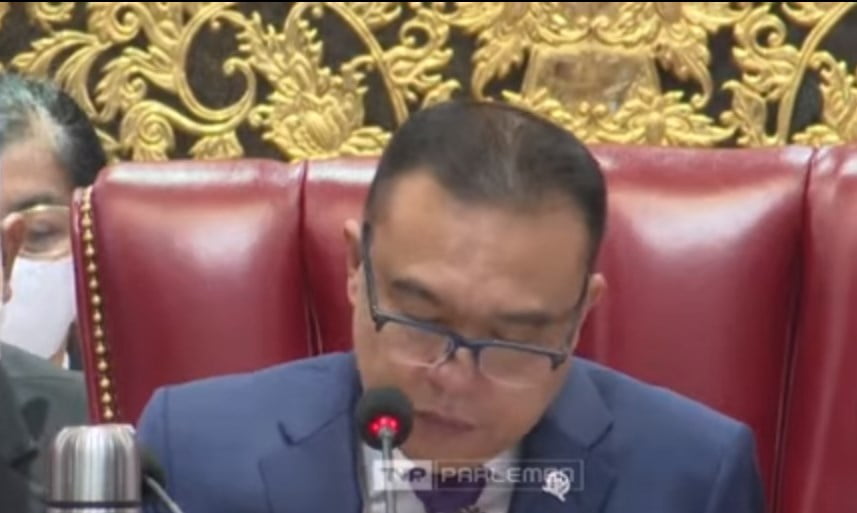 Tangkapan layar Youtube DPR RI