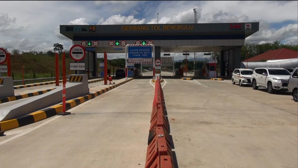 Polresta Bengkulu Pastikan Pemudik yang Melalui Jalan Tol Aman