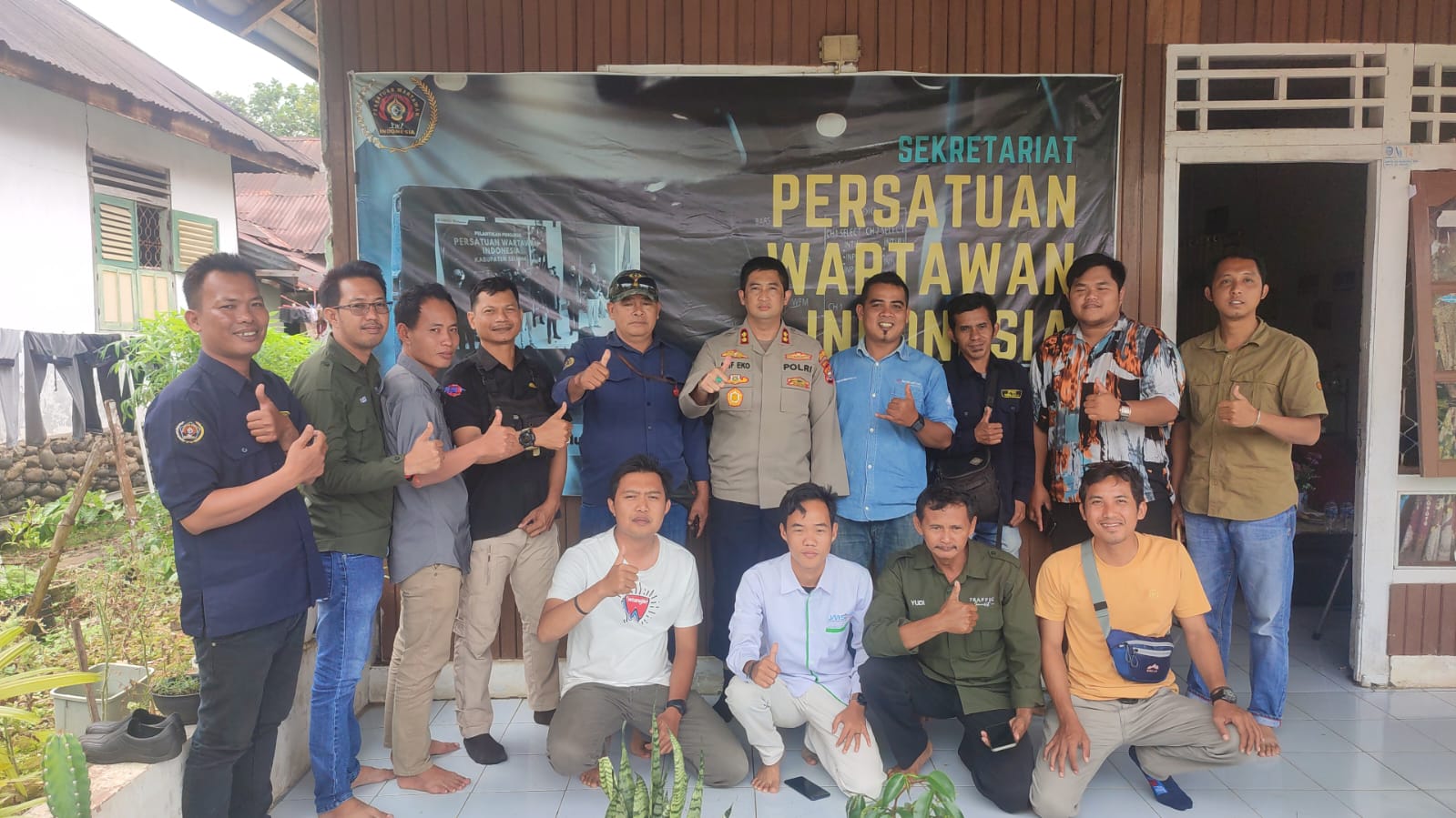 Kunjungan Kapolres Seluma ke PWI