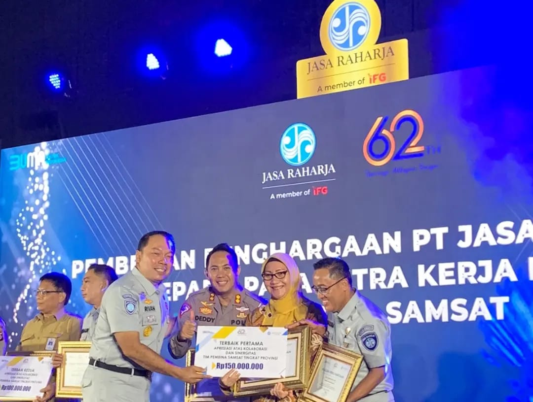 Samsat Bengkulu Raih Penghargaan Terbaik Tingkat Nasional