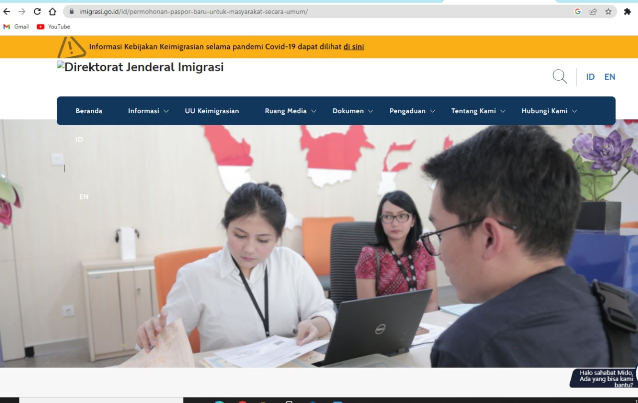 Cara Mendaftar dan Biaya Terbaru Paspor Online 2023