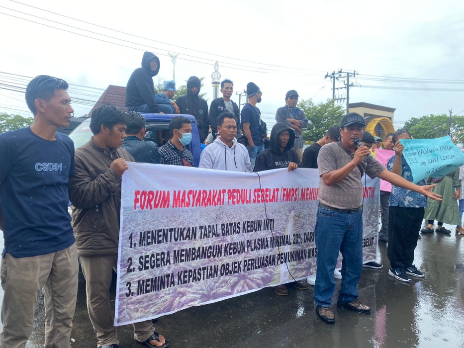 PT Argricinal Diminta Penuhi Janji Hibah Lahan dan 20 Persen Kebun Plasma