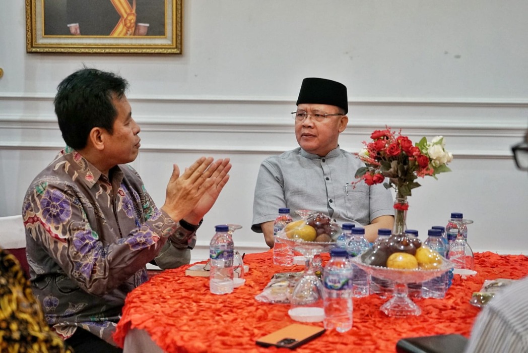 Gubernur Rohidin Mersyah melakukan pertemuan dengan perwakilan Kemenko Marves RI. (Dimas-Fredy, MC Pemprov Bkl).