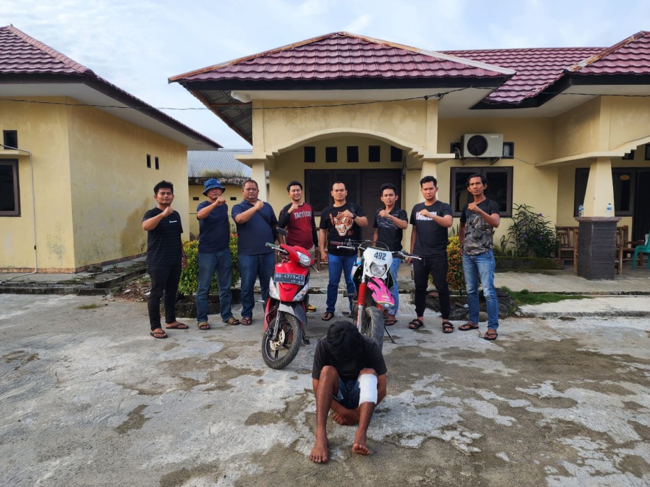Pelaku Curanmor Dilumpuhkan Usai Mencoba Kabur