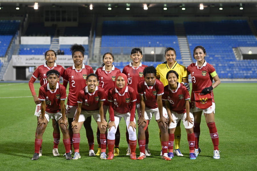 Timnas Wanita Indonesia Imbangi Arab Saudi