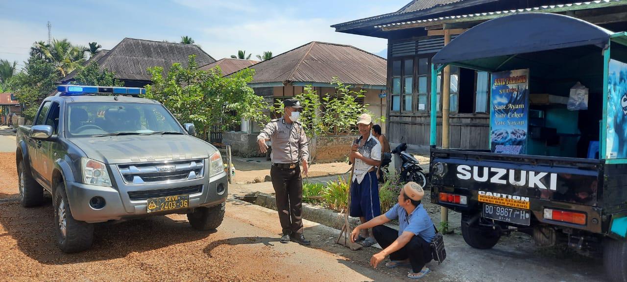 Warga Lebong Diimbau Tidak Menjemur Hasil Panen di Jalan Raya