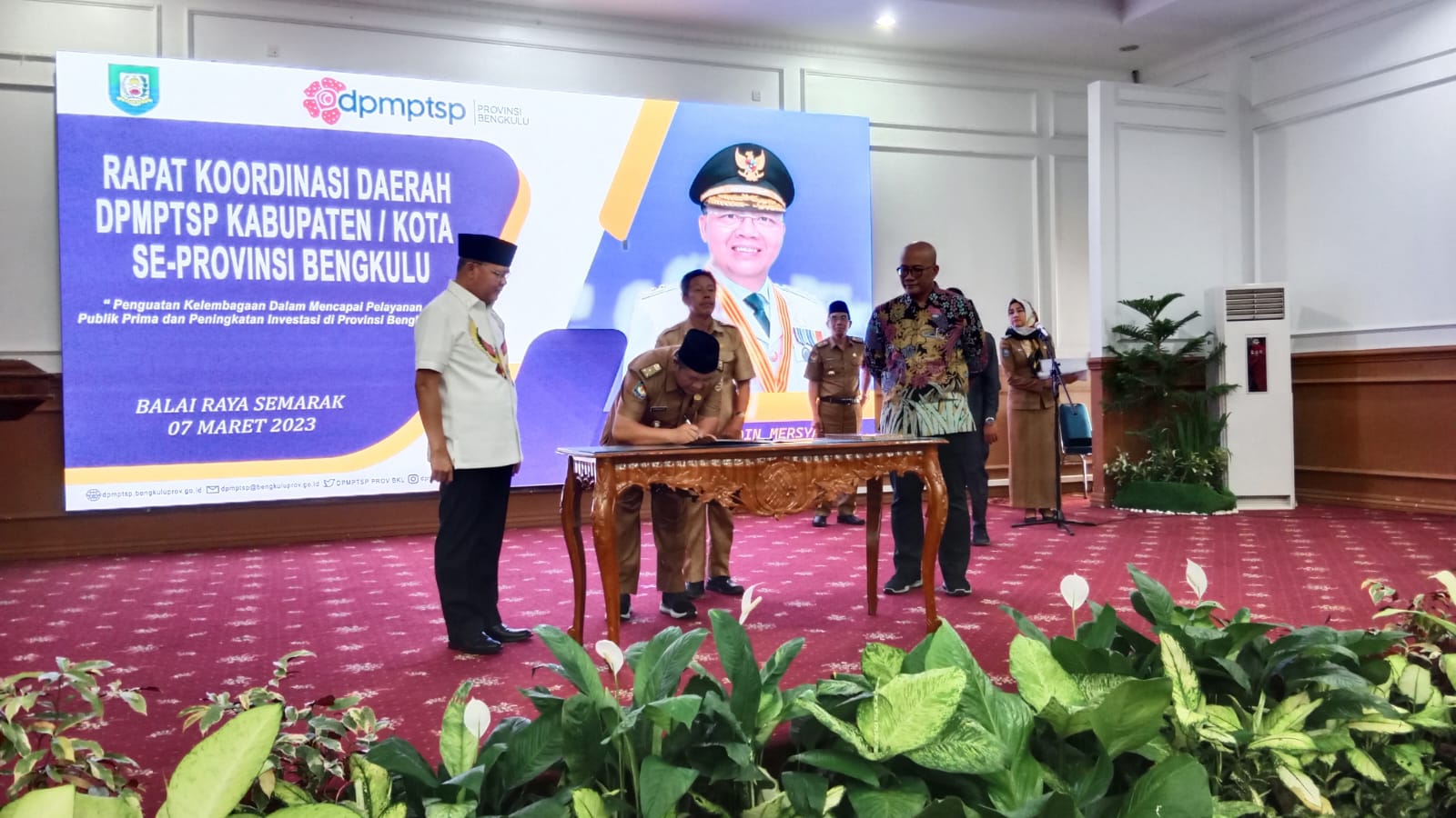 Gubernur Rohidin Minta Bupati Walikota Tetapkan Potensi Investasi Bengkulu