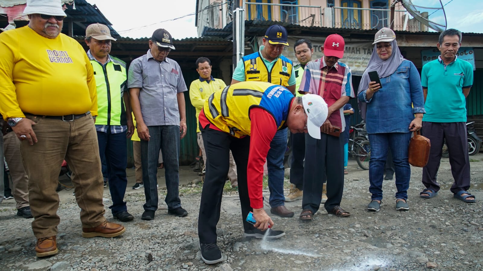 Titik Nol Perbaikan Jalan Bengkulu Selatan Dimulai