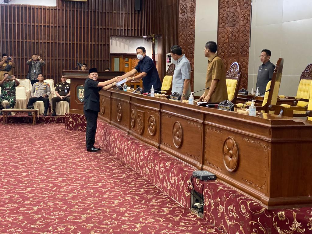 Paripurna DPRD Prov Bengkulu. Saipul