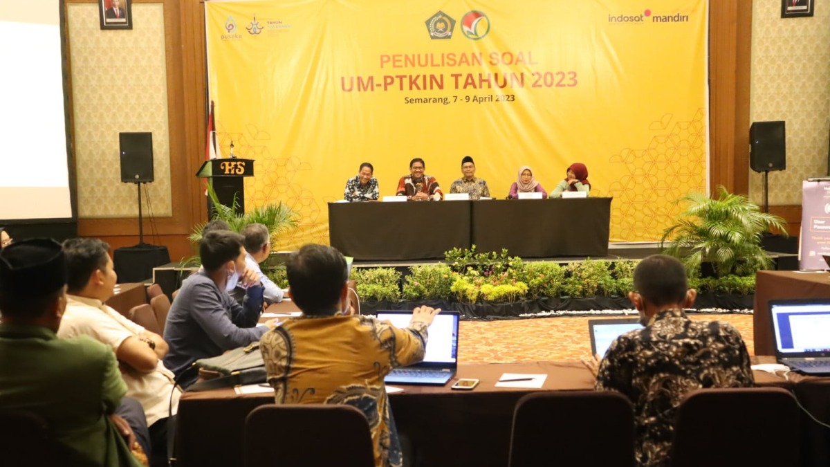 Rakor persiapan pendaftaran UM-PTKIN 2023 di Semarang. Kemenag