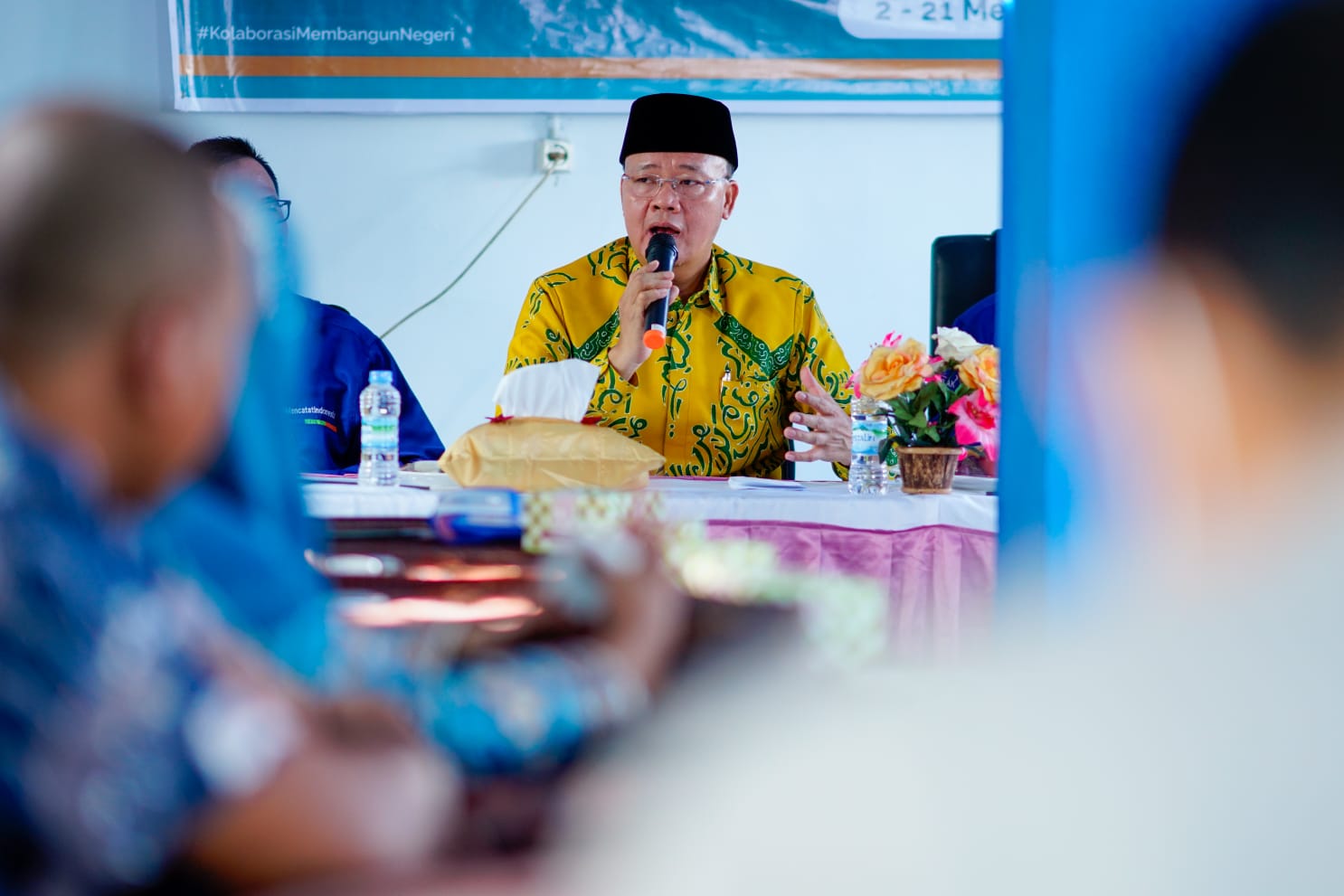 Gubernur Rohidin Pantau Langsung FKP Pendataan Registrasi Sosial Ekonomi