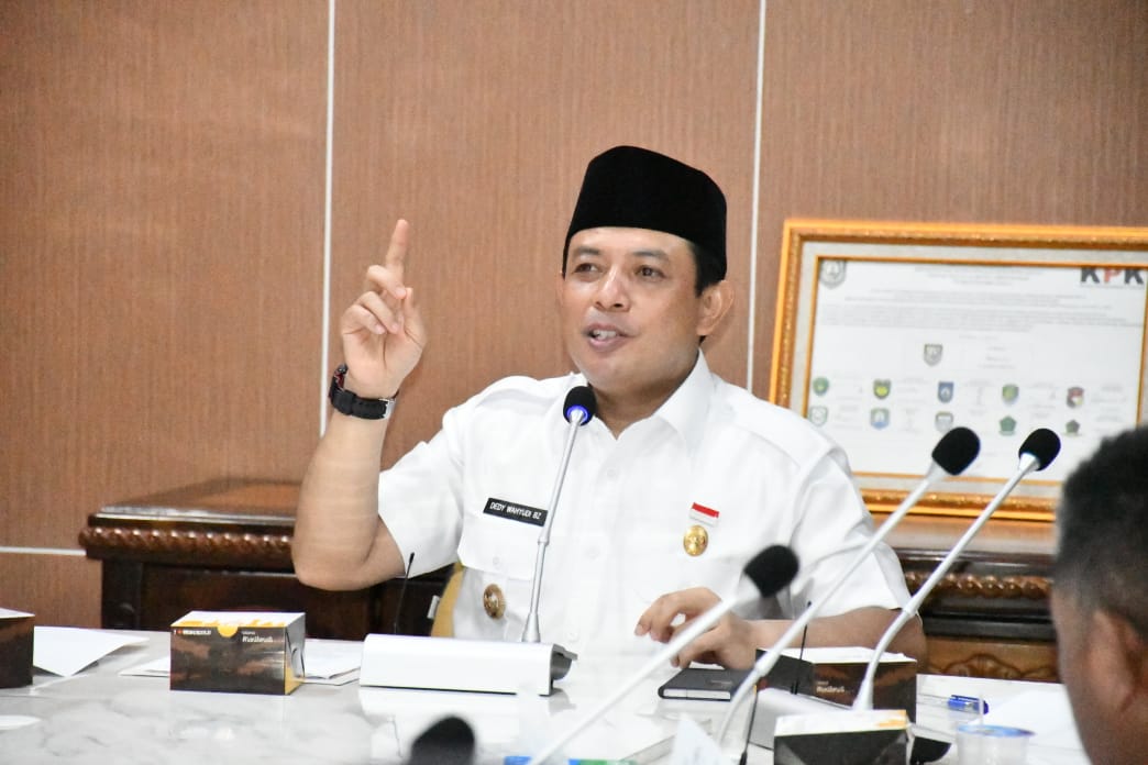 Wakil Walikota Bengkulu, Dedy Wahyudi. MC