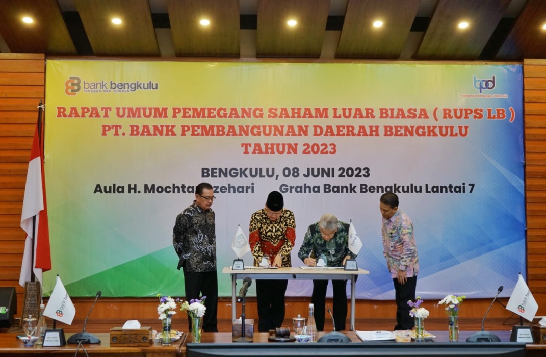 Direktur Kepatuhan Ditunjuk Jadi Plt. Direktur Bank Bengkulu