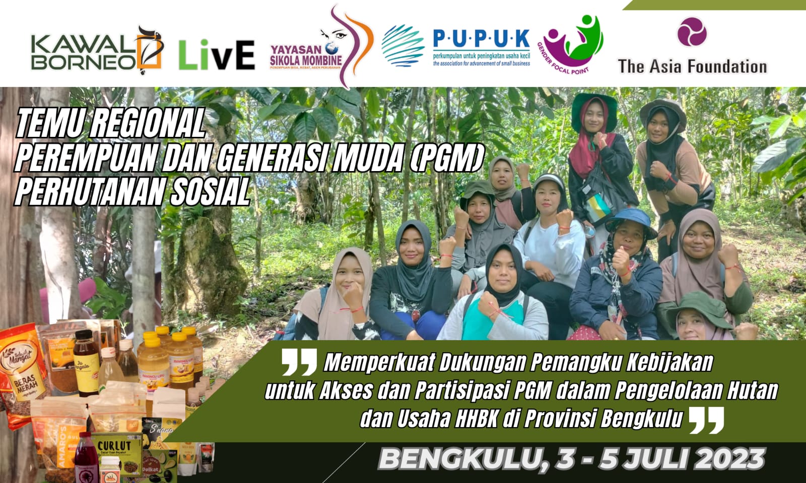 Kelompok Perempuan Pengelola Hutan dan Usaha HHBK akan Berdialog dengan Gubernur Bengkulu
