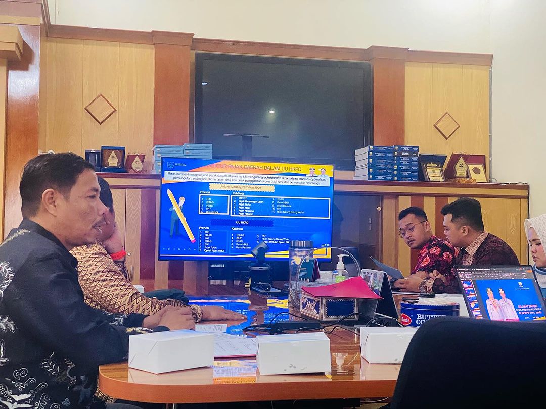 Komisi II DPRD Provinsi Bengkulu saat kunker ke BPKPD Jambi