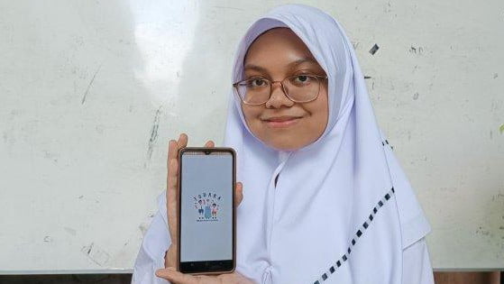 Siswi MAN 1 Medan Usung Aplikasi Anti Diskriminasi di IMMB 2023