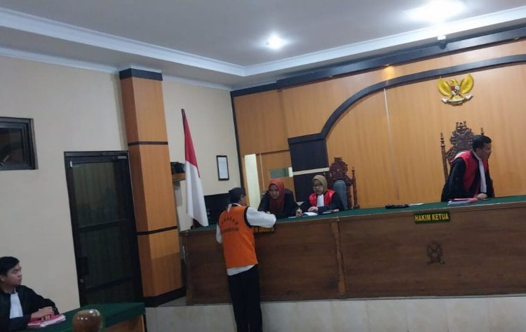 Karyawan PT FBA Pelaku Pelecehan Perempuan Pasar Seluma Divonis Lima Bulan Penjara