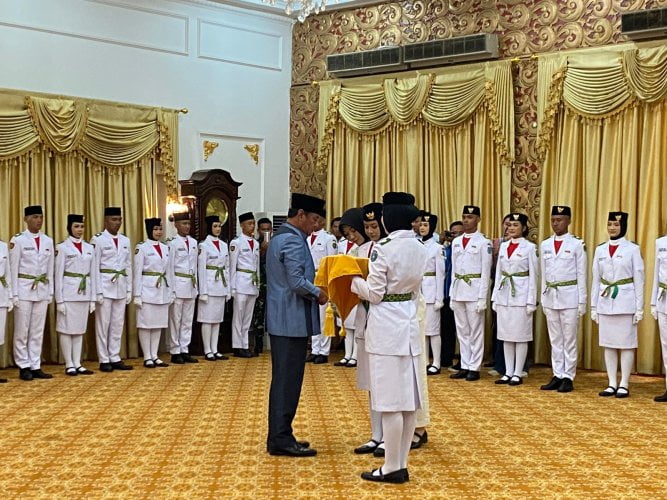 54 Anggota Paskibra Provinsi Bengkulu Dikukuhkan