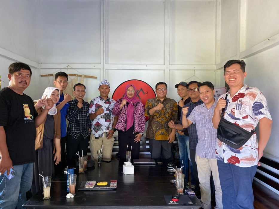 Bawaslu Bengkulu kunjungi AMSI Bengkulu. Foto, AMSI