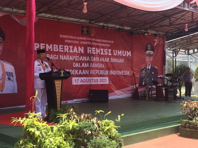 1.577 Narapidana di Bengkulu Dapat Remisi, 27 Orang Langsung Bebas